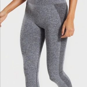 High waisted flex leggings charcoal/pastel grape